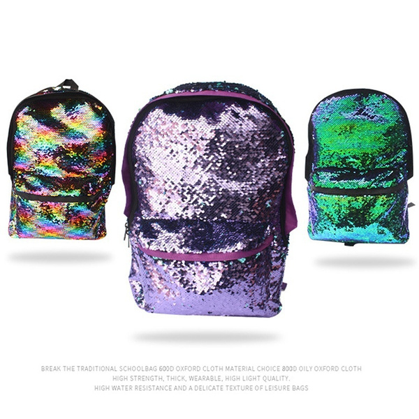 large sequin backpack