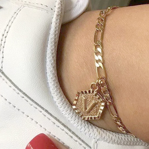 Exquisite 18K Gold Bracelet Anklets 