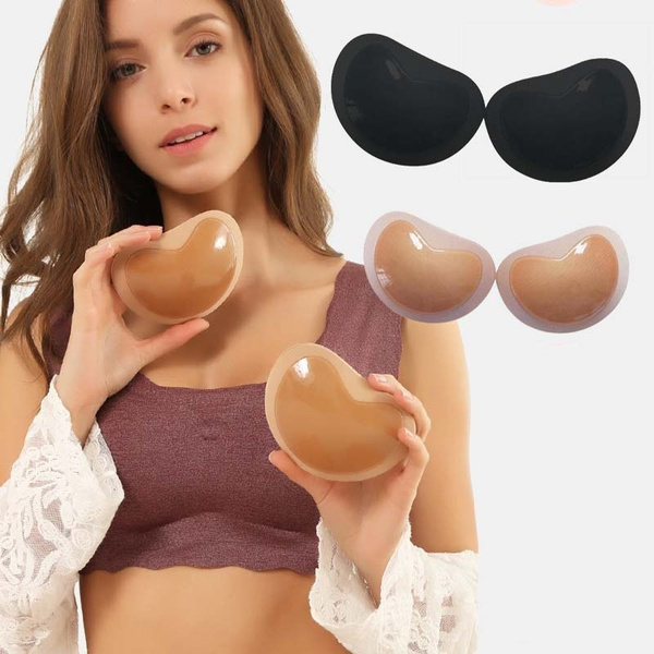Silicone Pads on The Chest Bra Accessories Pasties Nipple Cover Push-Up Bra  Padding Inserts Swimsuit Padding Invisible Bra