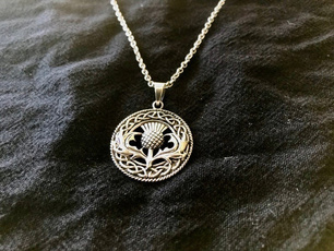 Scottish, scottishthistlescottishjewelry, Chain Necklace, Flowers