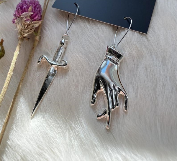 Gothic Sword Earrings