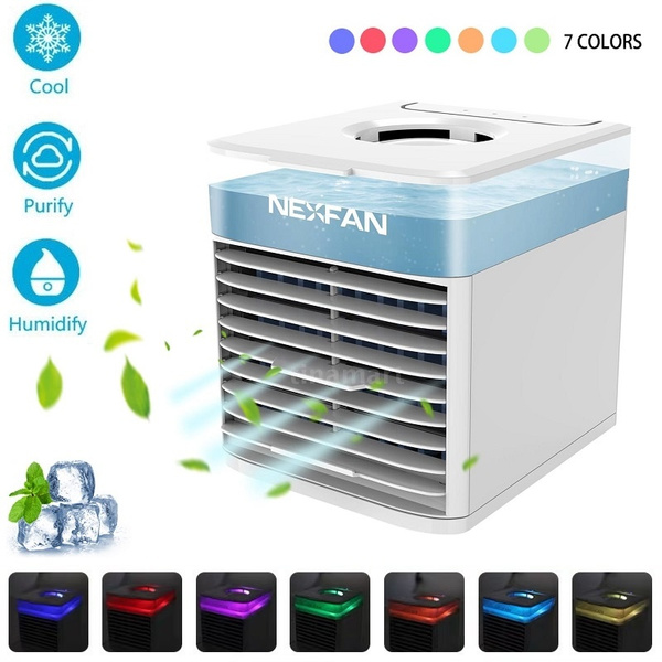 【Free Gift】NexFan Ultra Air Cooler Fast Cooling Air Conditioner Portable  Cooling Fan Oil Diffuser for Office Travel Mini Fan