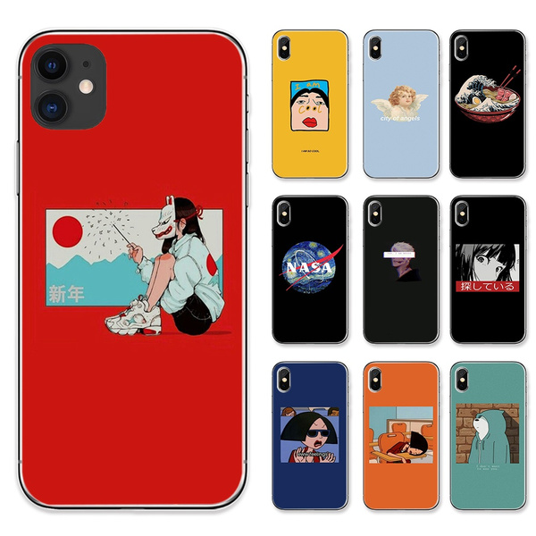 Mua 2 Pack Japanese Anime Phone Case for iPhone 14/ iPhone 13 Case 6.1