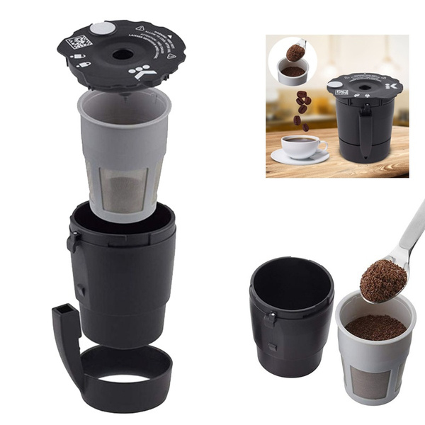 Reusable Coffee Capsule Filter for Keurig KCups Refillable Coffees