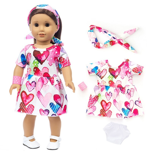 Wish american cheap girl doll clothes