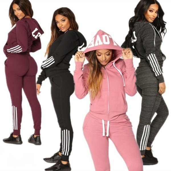 ladies gym moletom com capuzs