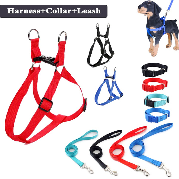 Small Pet Dog Cat Step-in Control Training Harness Walk Collar Safety Strap S-XL 