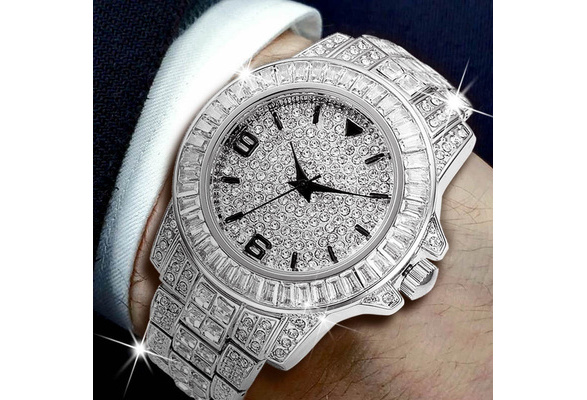 Iced Out Audemars Piguet Chronograph – Haimov Jewelers