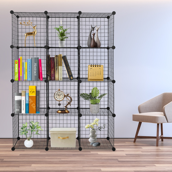 12 16 20 Cubes Organizer Cube Storage, Wire Cube Shelving Units