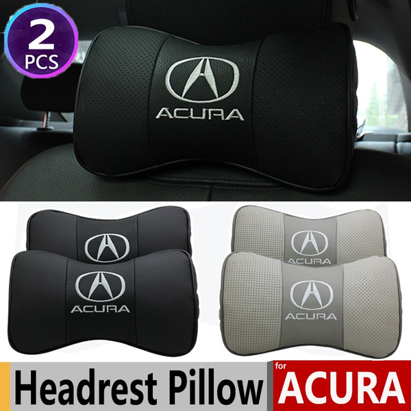 2pcs Mercedes-Benz Leather Headrest Pillows support for your neck & head