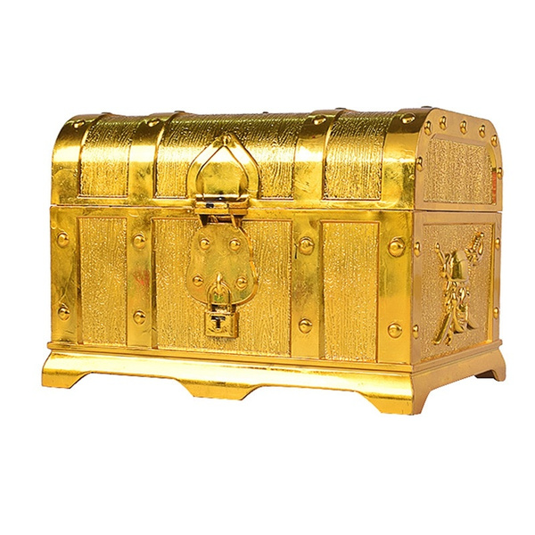 large plastic treasure chest