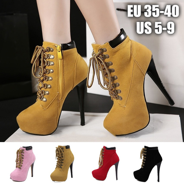Boots Women Ankle Boots For Women Thin Heel Zipper Casual Female