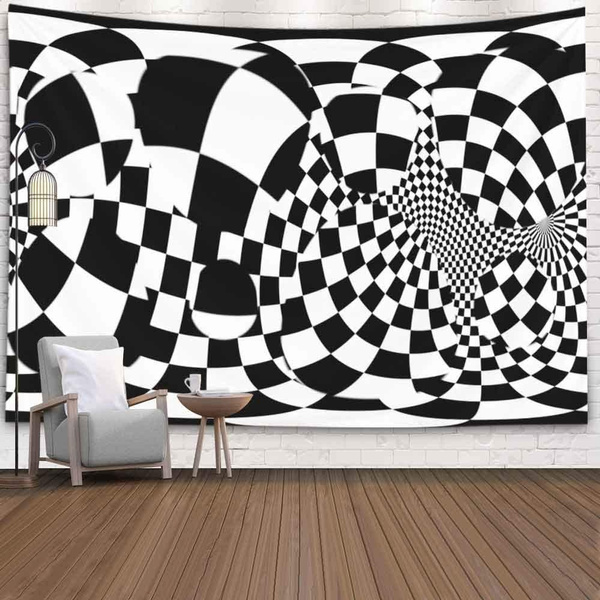 Black And White Checkerboard Wall Art & Décor