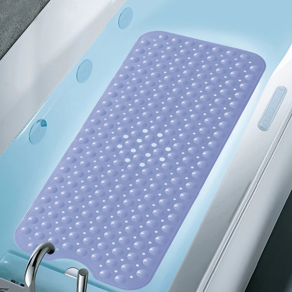 Safety Non-slip Bathroom Shower Bath Mat Plastic Colorful Point Bead Massage 