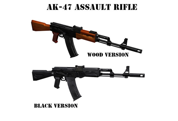 1:1 AK47 Gun Assault Rifle sniper rifle paper Model Do It Yourself 