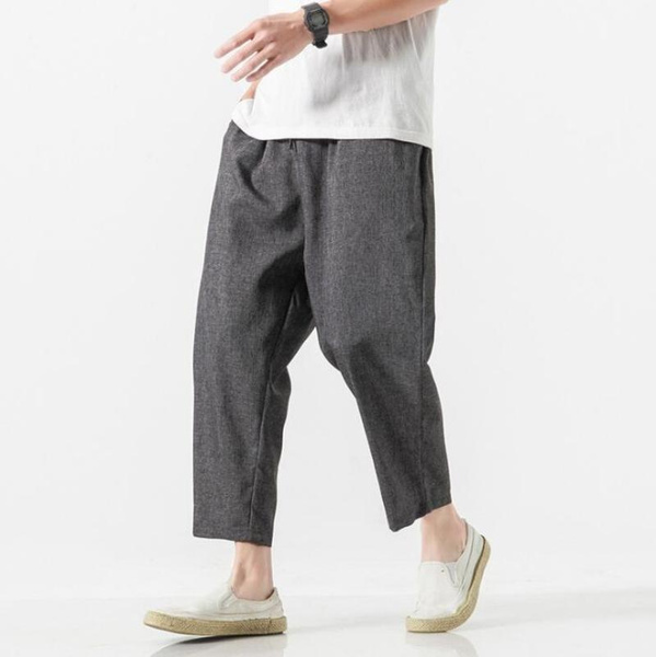 Men Oversize Wide Leg Pants 2020 Mens 