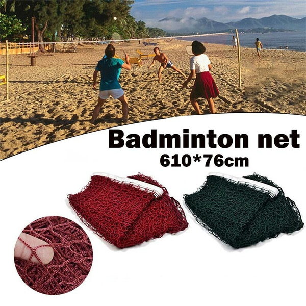 New Badminton Tennis Volleyball Net For Beach Garden Indoor Outdoor Games Red