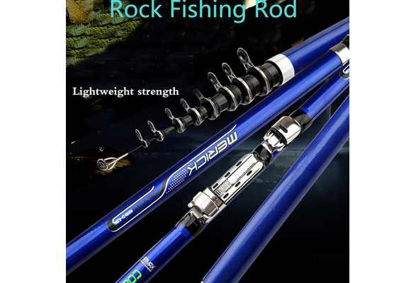 Cheap Carbon Fiber Spinning Fishing Rod Telescopic Rock Fishing Rod Carp  Feeder Rod Surf Spinning Rod