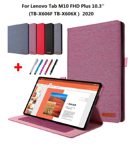 Cover For Lenovo Tab M10 Plus X606 '' TB-X606F TB-X606X Cloth Case For Lenovo Tab M10 FHD Plus X606F Caqa Coque Pen | Wish Cover For Lenovo Tab M10 Plus X606 '' TB-X606F TB-X606X Cloth Case For Lenovo Tab M10 FHD Plus X606F Caqa Coque Pen | Wish