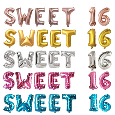 happybirthday, 16yearold, Sweets, Balloon