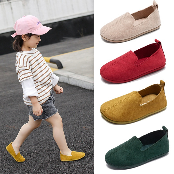 Children Shoes Slip-on Loafers Flats Spring Shoes for Boys & Girls 
