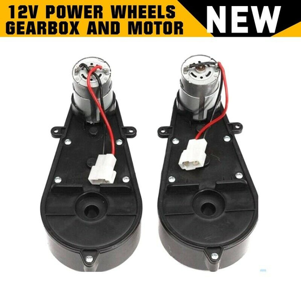 12V Power Wheels Gearbox and Motor for Jeep Ride On Toys 1 Pair For Car Toys 