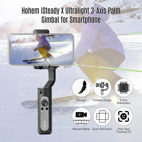 Hohem ISteady X Ultralight 3-Axis Palm Gimbal Handheld Stabilizer