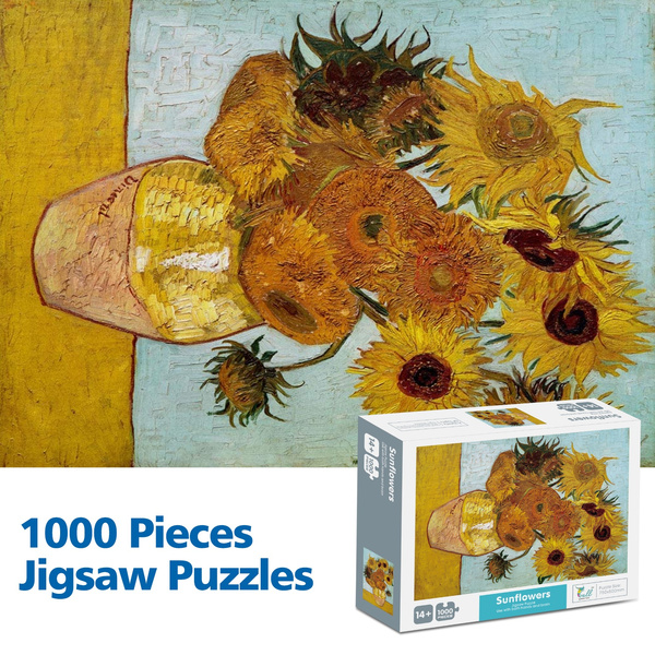 Sunflowers 1000 Piece Jigsaw Puzzle for Adult & Kids 