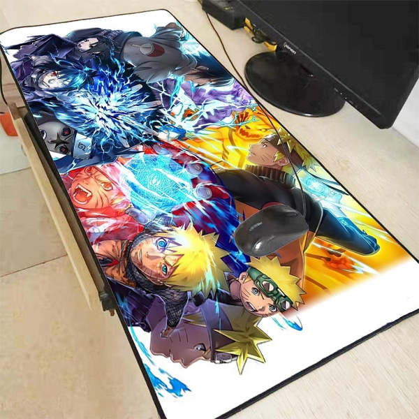 Naruto and sasuke rgb mouse pad