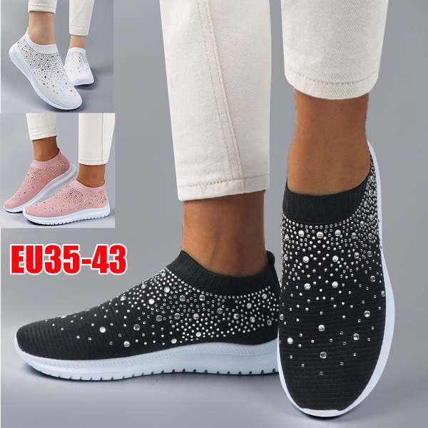 sparkly sock trainers