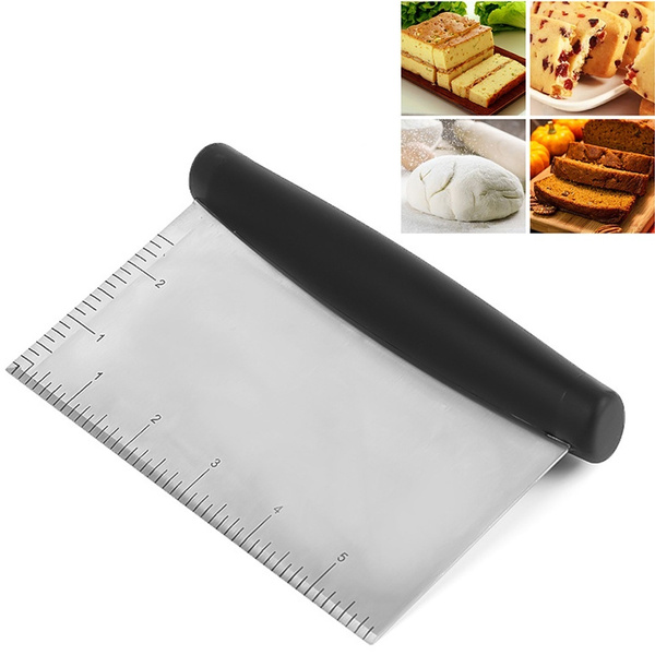 Dough Scraper Stainless Steel Dough Divider Chopper Bread