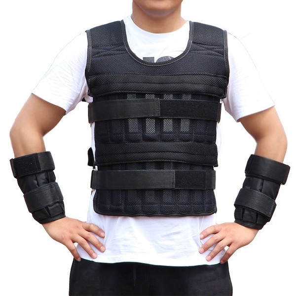 20kg Weighted Vest Adjustable Loading Weight Jacket Exercise