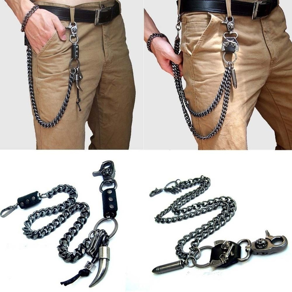 Pants Chain Jeans Chain Wallet Chain for Men Punk Skull Trousers Chain ...