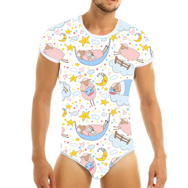 2020 Newest Adult Sleeper Bodysuit Adult Baby Pajamas ABDL Diaper