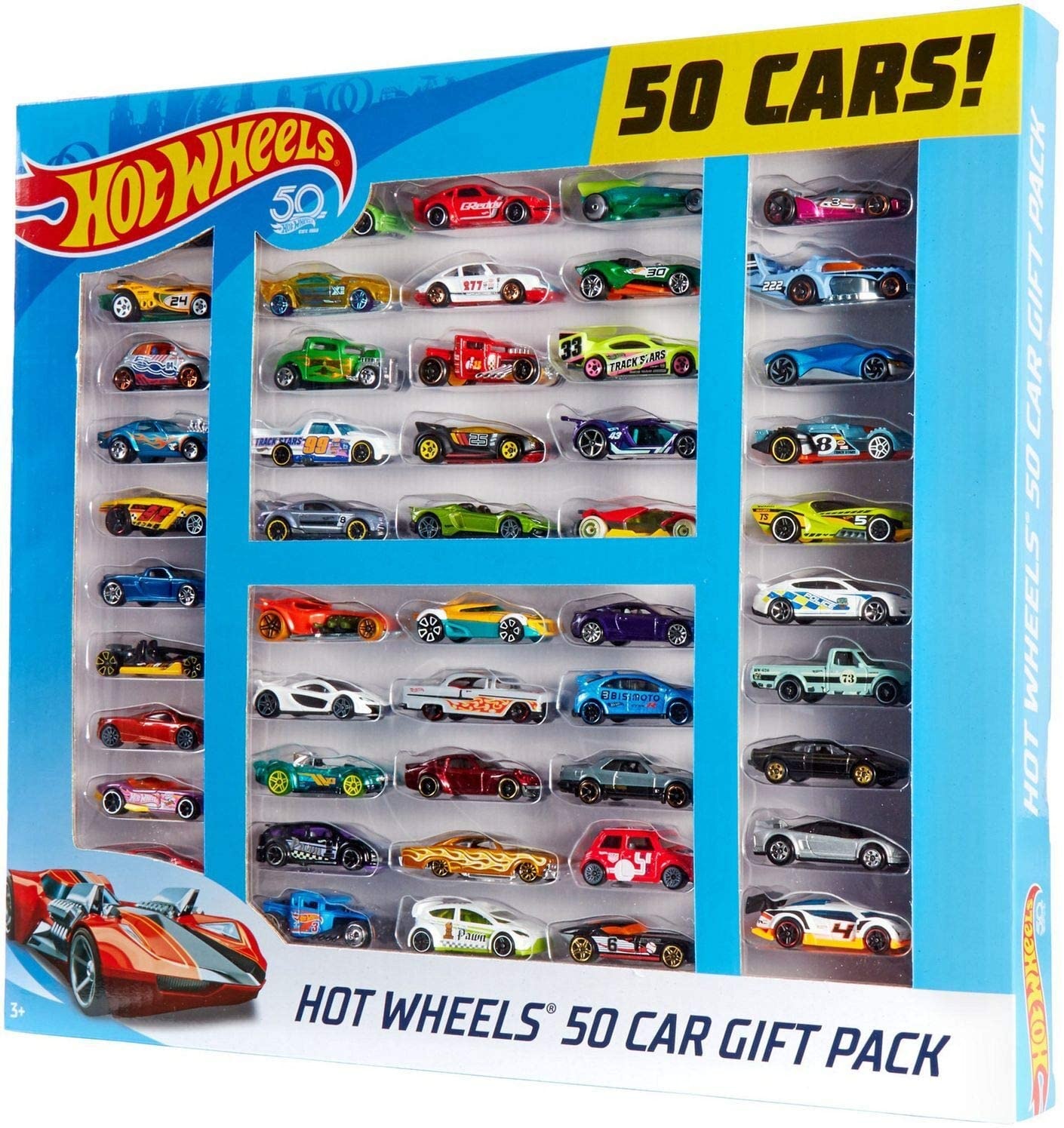 50 cars hot wheels