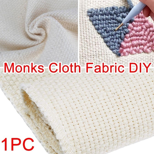 Punch Needle Fabric Embroidery Fabric Monks Cloth for Punch Needle