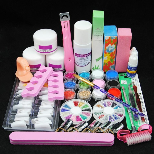 Grids Nail Art Kit Box - Aurora Chrome Pigment Mirror Powder - Beautynation  - International Makeup & Skincare