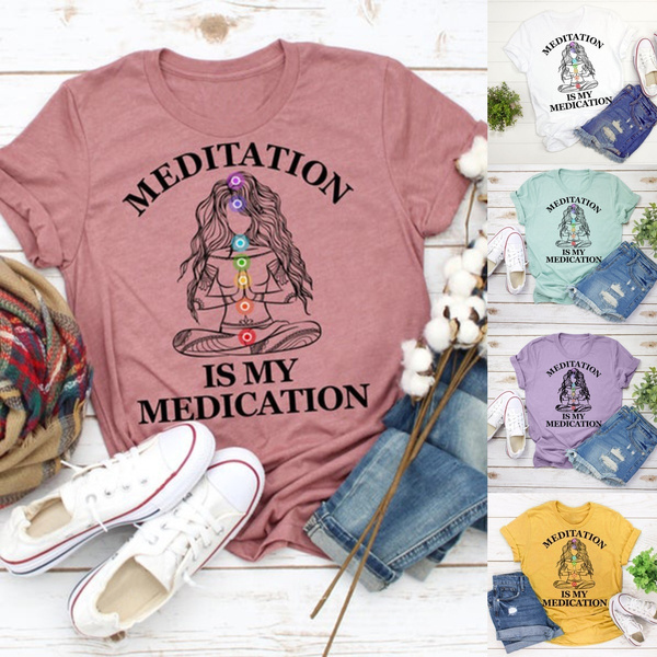 Meditation Shirt women's fashion short 