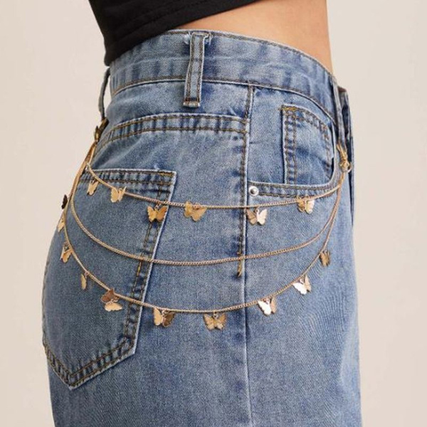 butterfly pant chain