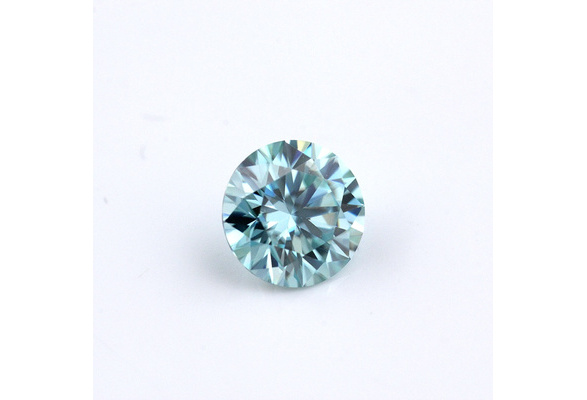 Light 2024 blue moissanite