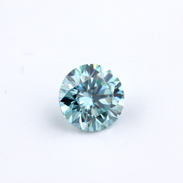 moissanite blue diamond