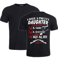 fathertshirt, Moda, gunprintshirt, Shirt