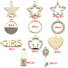 Heart, crystal pendant, goldpendant, Star