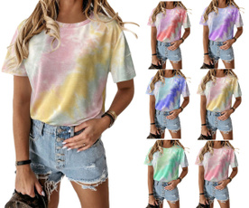 tiedyed, Tops & Tees, Shorts, Tops & Blouses