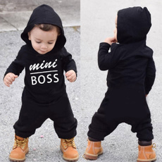 Mini, hooded, Clothes, letter print