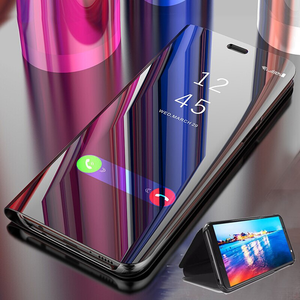 For Samsung Galaxy A50 SM-A505F Luxury Smart Mirror Flip Cover Plastic  Coque Mobile Stand Case For Galaxy A30 Leather Case A20 | Wish