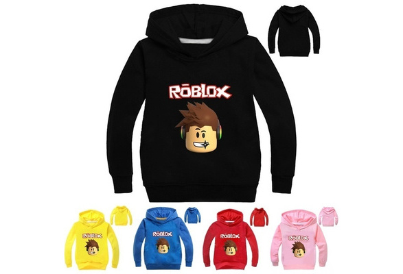 New Fashion Children s Fleece ROBLOX Hoodies Kids Cartoon Hooded