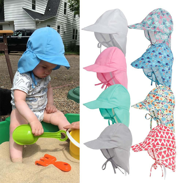 Baby swimming sun sales hat