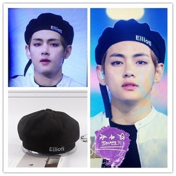 bts v beret hat