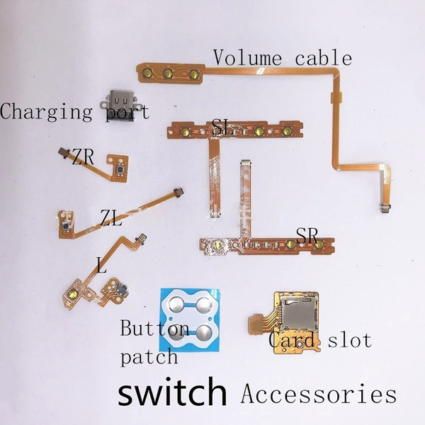 Replacement Zl Zr L Button Key Flex Ribbon Cable For Nintendo Ns Switch Joy Con Controller Trigger Buttons Cable Wish